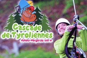 Cascade tyroliennes aux aillons Margériaz